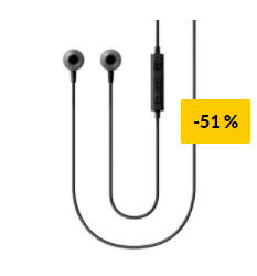 Auriculares Samsung c/ Microfone HS1303 Preto