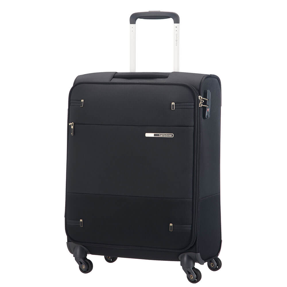 Mala de Viagem Samsonite Base Boost Spinner 55cm/40cm 4 Rodas Preta