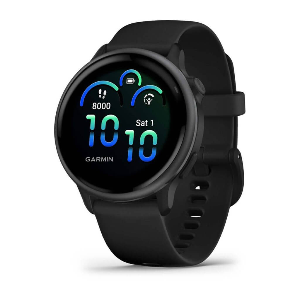 Vívoactive 6 (42mm) Ardósia com Bracelete Preta