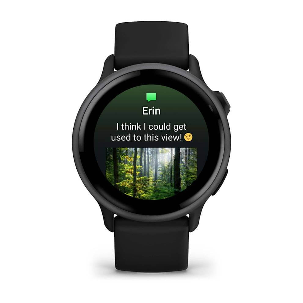 Vívoactive 6 (42mm) Ardósia com Bracelete Preta