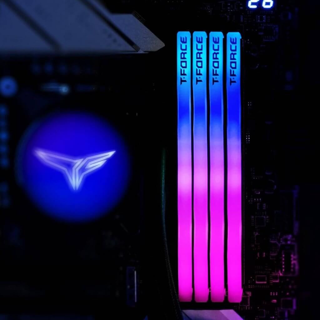 Memória RAM UDIMM TEAMGROUP Delta RGB 16GB (2x8GB) DDR5-6000MHz Branca (11)