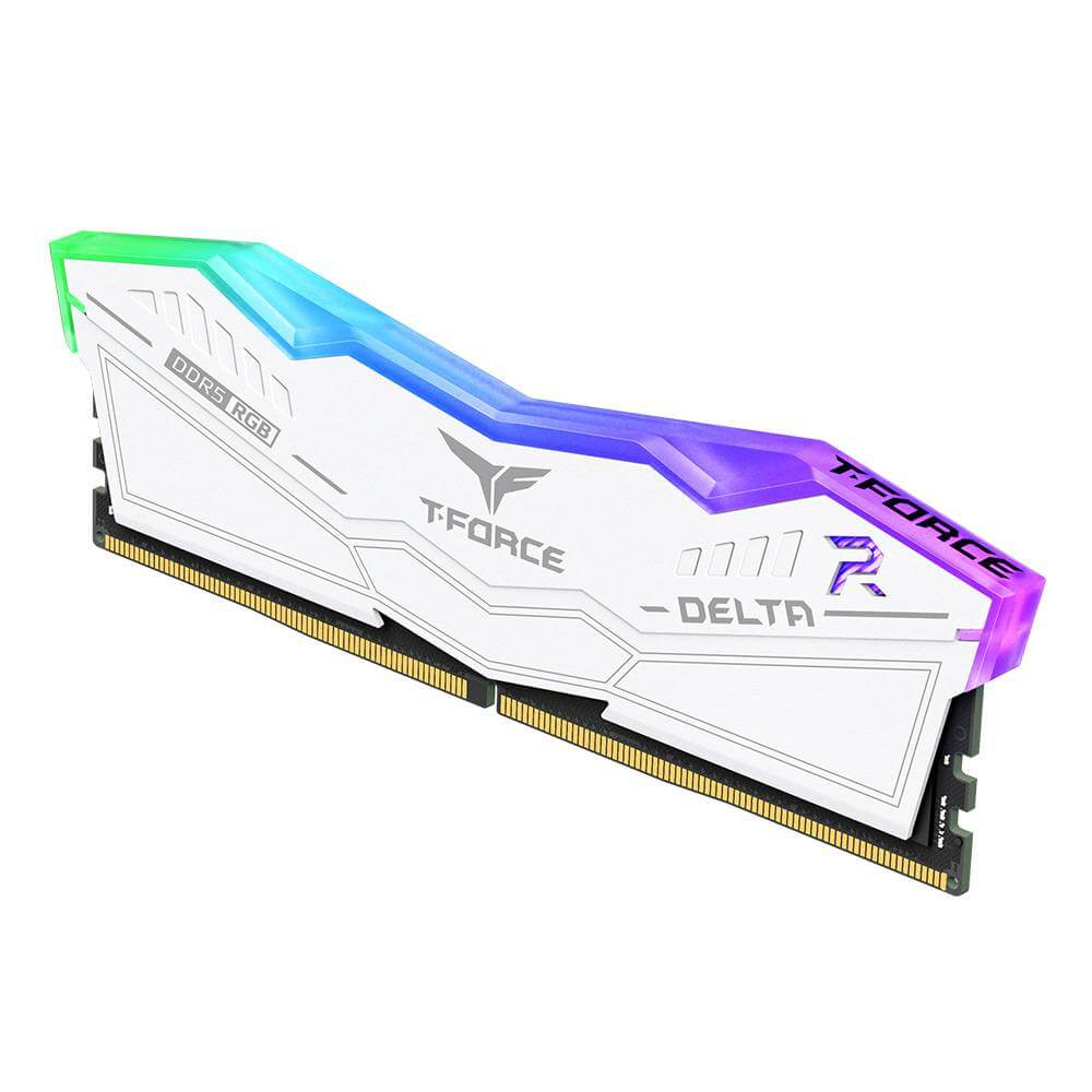Memória RAM UDIMM TEAMGROUP Delta RGB 16GB (2x8GB) DDR5-6000MHz Branca (5)