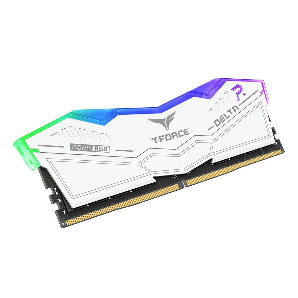 Memória RAM UDIMM TEAMGROUP Delta RGB 32GB (2x16GB) DDR5-6000MHz Branca (2)