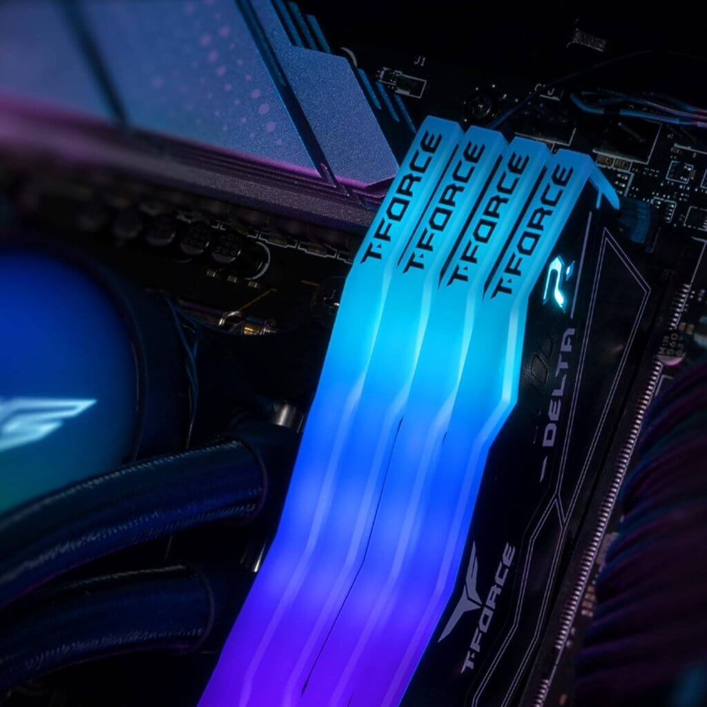 Memória RAM UDIMM TEAMGROUP Delta RGB 32GB (2x16GB) DDR5-6000MHz Preta (6)