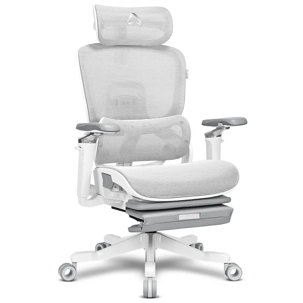Cadeira Gaming Alpha Gamer Swell White/Grey