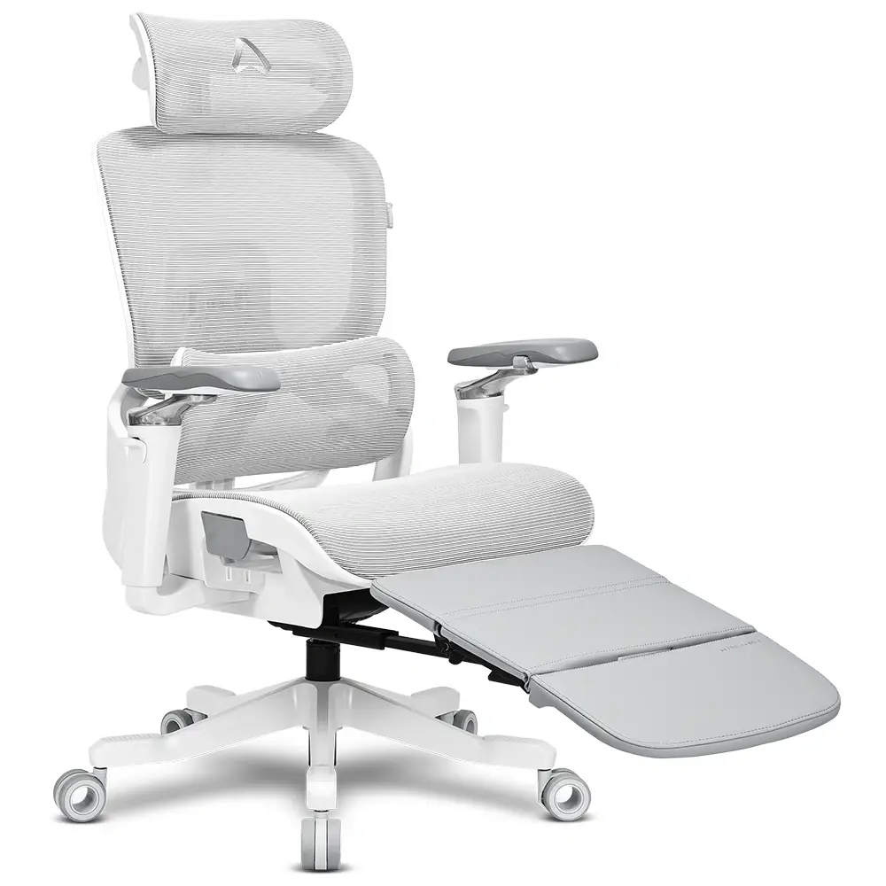 Cadeira Gaming Alpha Gamer Swell White/Grey