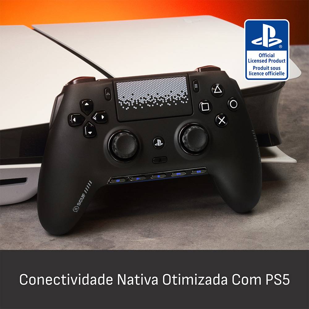 Gamepad SCUF Omega Wireless Gaming Performance PC/PS5 - Steel Gray