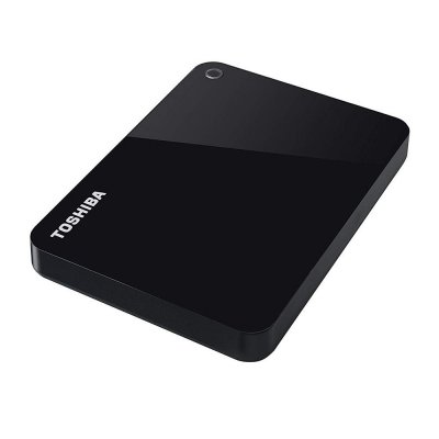 Exemplo de um HDD externo da Toshiba